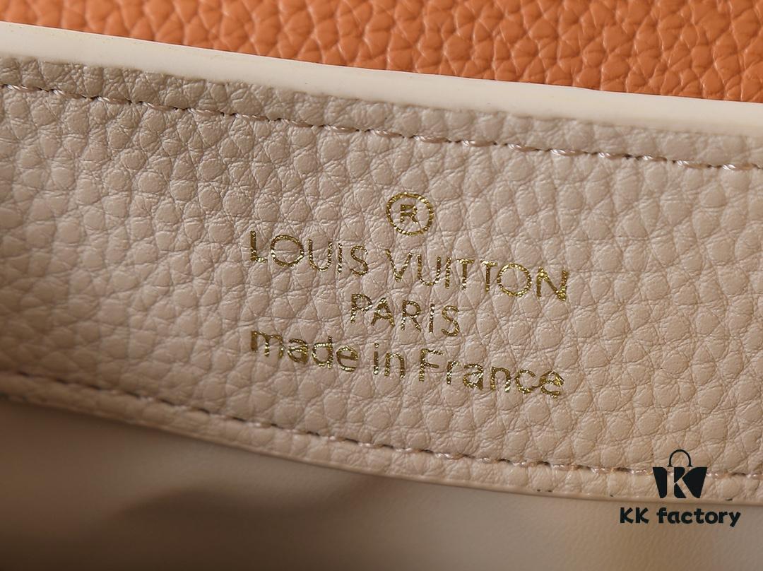 Upgraded Original M12956 M12952 M14176 Capucines Mini Bag in Elegant Taurillon Calfskin with Seasonal Hues