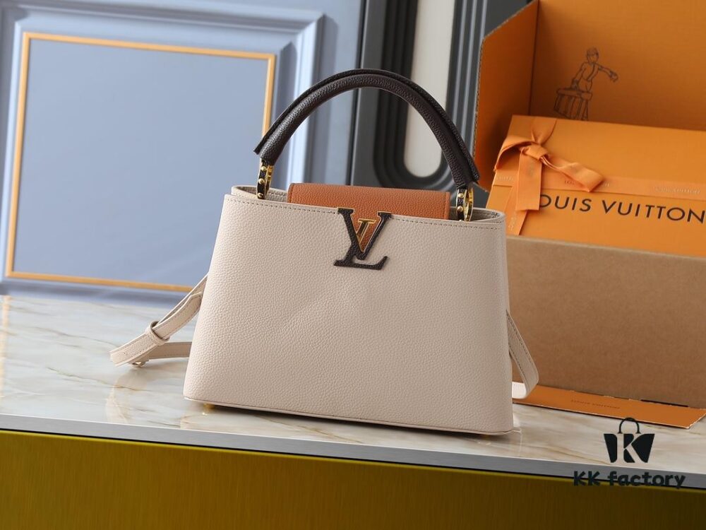 Guangzhou Stock Upgraded Original M12956 M12952 M14176 This Capucines Medium Handbag Features Elegant Seasonal Hues Rendered in Luxurious Taurillon Cowhide Leather