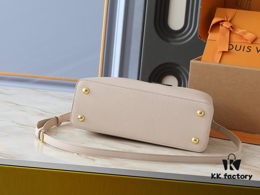 Guangzhou Stock Upgraded Original M12956 M12952 M14176 This Capucines Medium Handbag Features Elegant Seasonal Hues Rendered in Luxurious Taurillon Cowhide Leather