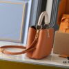 Upgraded Original M12956 M12952 M14176 Capucines Mini Bag in Taurillon Leather