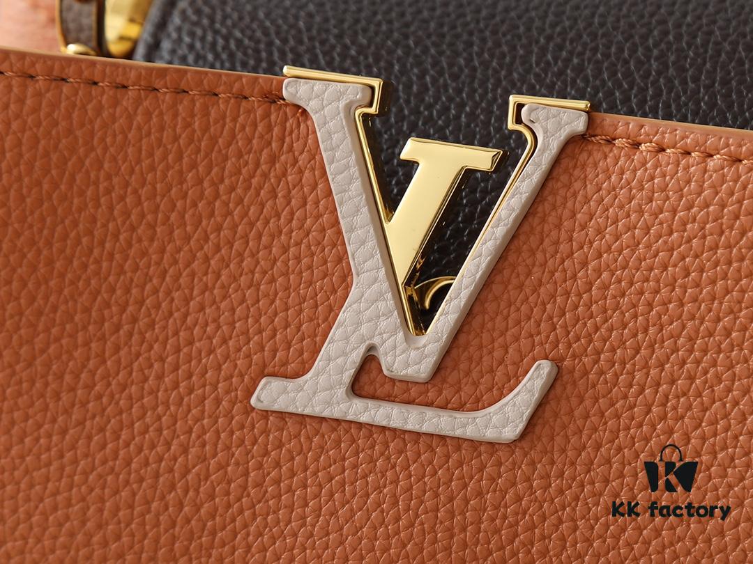 Upgraded Original M12956 M12952 M14176 Capucines Mini Bag in Taurillon Leather