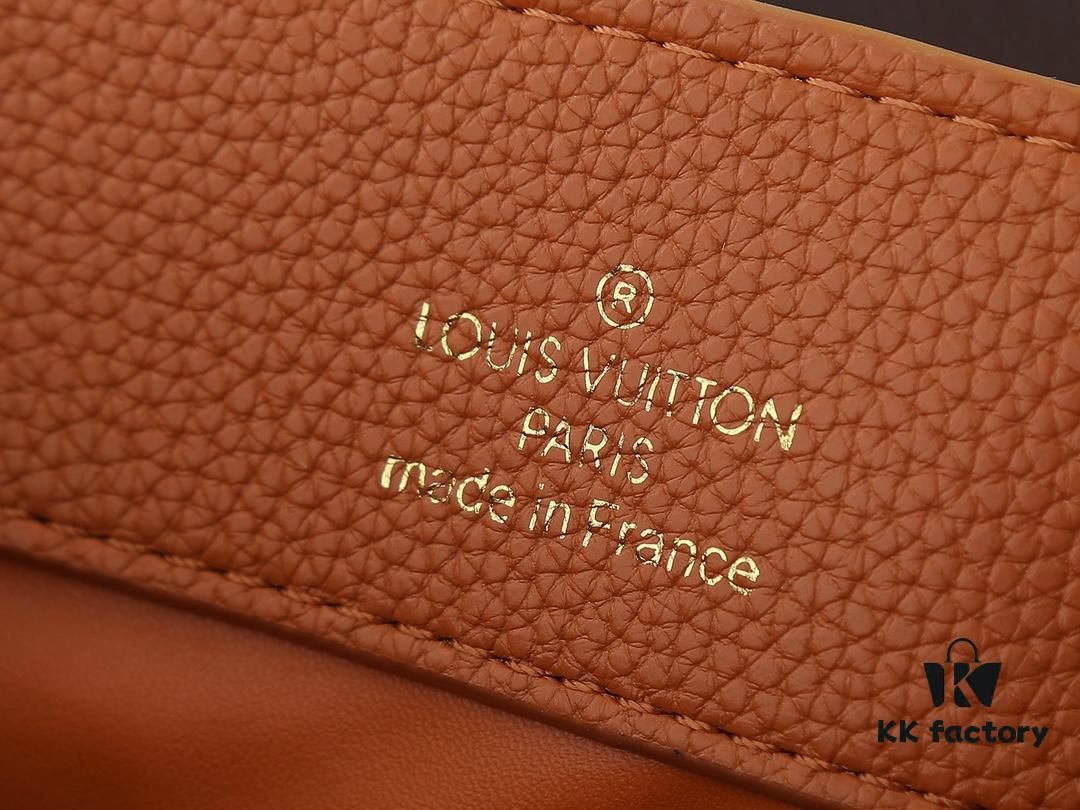 Upgraded Original M12956 M12952 M14176 Capucines Mini Bag in Taurillon Leather