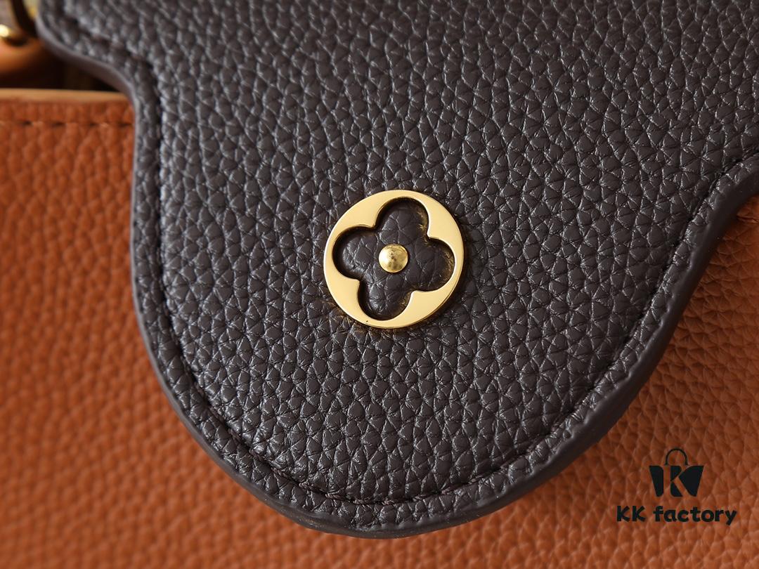 Upgraded Original M12956 M12952 M14176 Capucines Mini Bag in Taurillon Leather