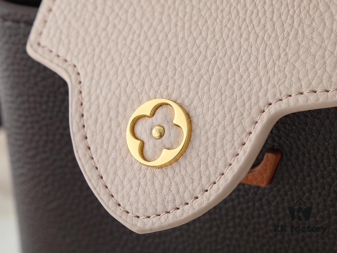 Upgraded Original M12956 M12952 M14176 Capucines Mini Bag in Elegant Taurillon Calfskin with Seasonal Hues