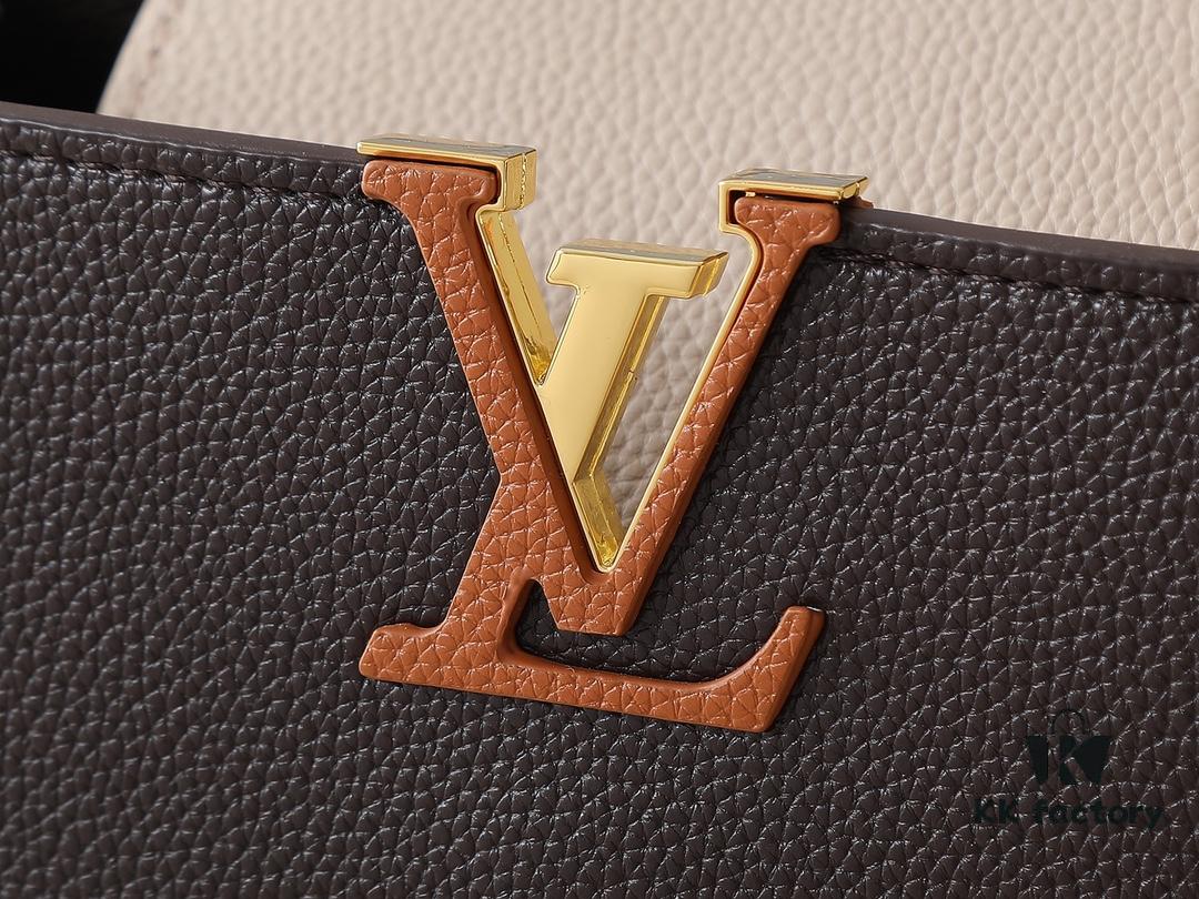 Upgraded Original Version M12956 M12952 M14176 Capucines Medium Handbag in Elegant Taurillon Calfskin with Seasonal Hues