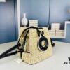 New Small LV NOE PURSE Bucket Handbag in Raffia Leather Mini 'Little Dumpling'
