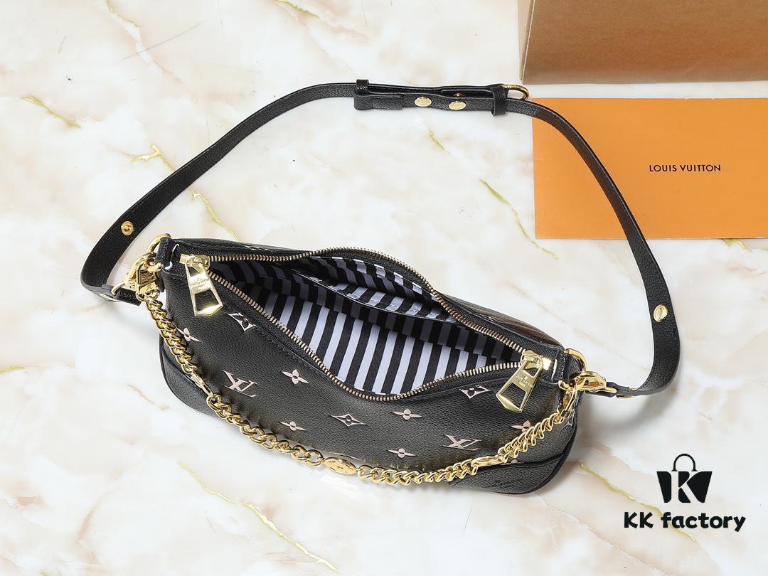 Upgraded Original M14634 M45832 Boulogne Handbag in Monochrome Aesthetic