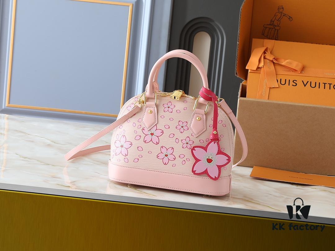 Upgraded Original M13104 M53152 [LV × TM Alma BB Handbag] Cherry Blossom (Takashi Murakami)