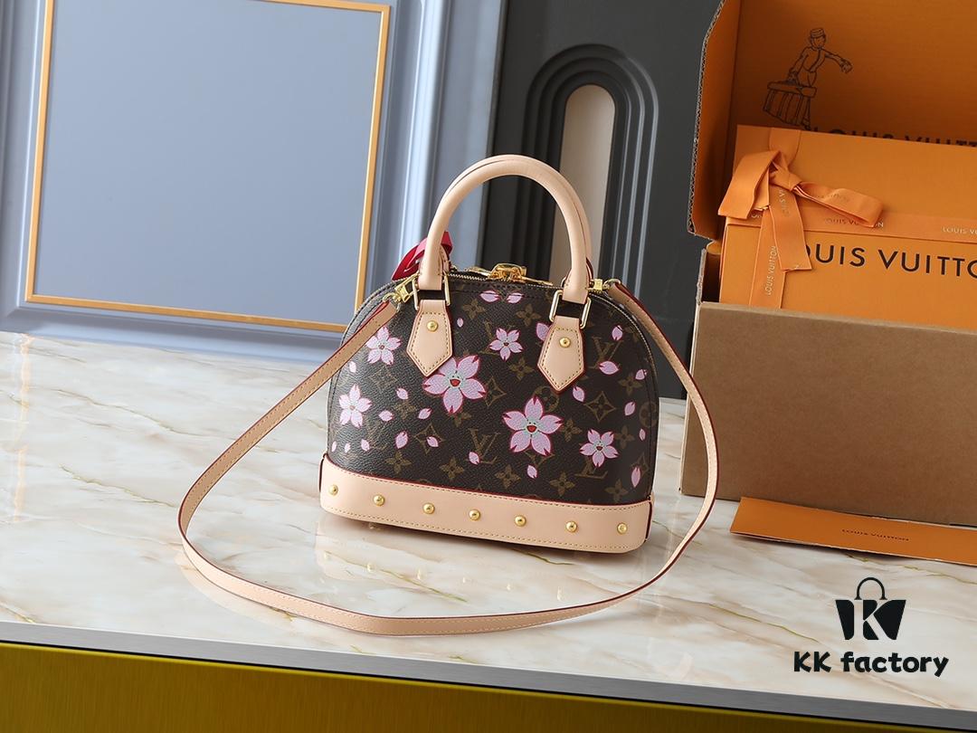 Upgraded Original M13104 M53152 [LV × TM Alma BB Handbag] Cherry Blossom (Takashi Murakami)