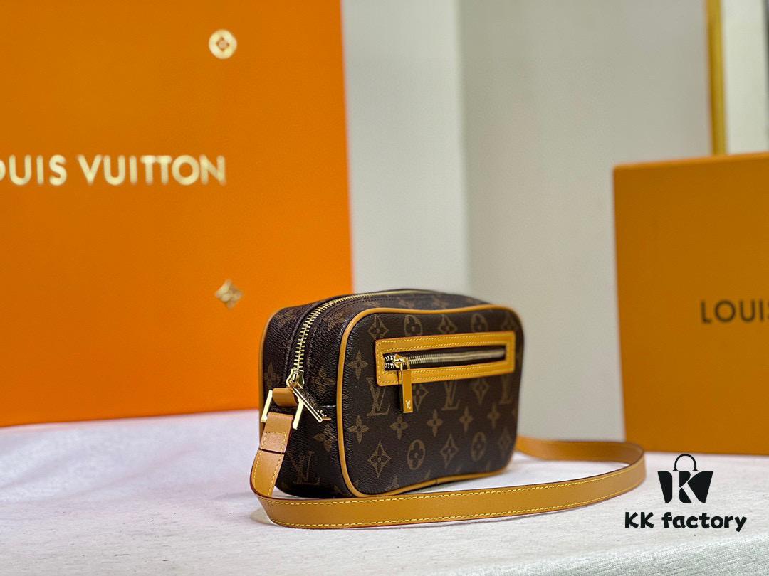 M51183 Small Open Smile Box Bag LV Vintage Monogram Classic Shoulder Bag