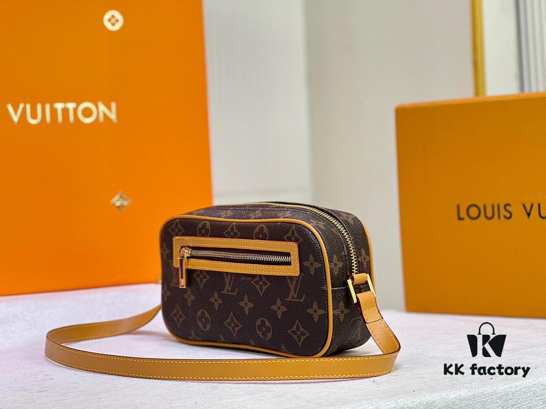 M51183 Small Open Smile Box Bag LV Vintage Monogram Classic Shoulder Bag