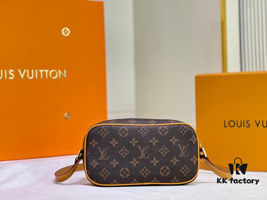 M51183 Small Open Smile Box Bag LV Vintage Monogram Classic Shoulder Bag