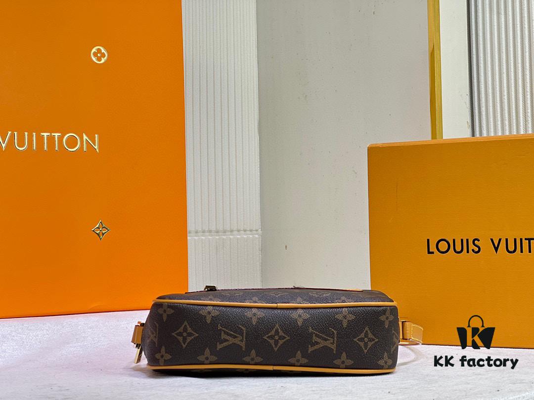 M51183 Small Open Smile Box Bag LV Vintage Monogram Classic Shoulder Bag