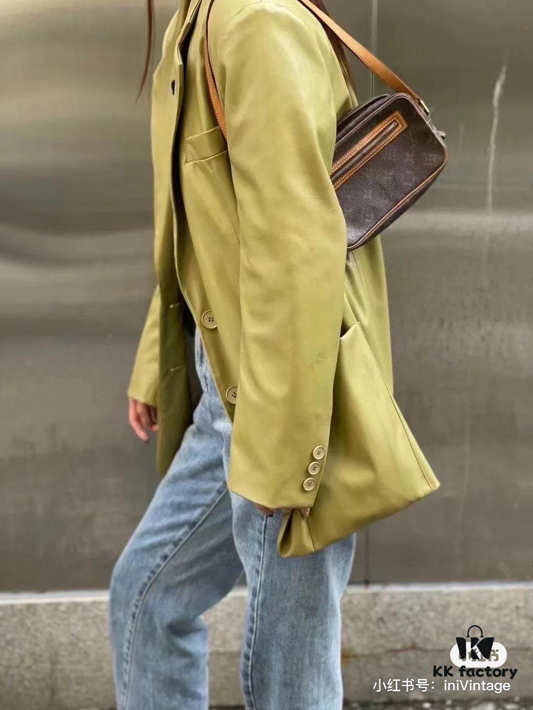 M51183 Small Open Smile Box Bag LV Vintage Monogram Shoulder Bag