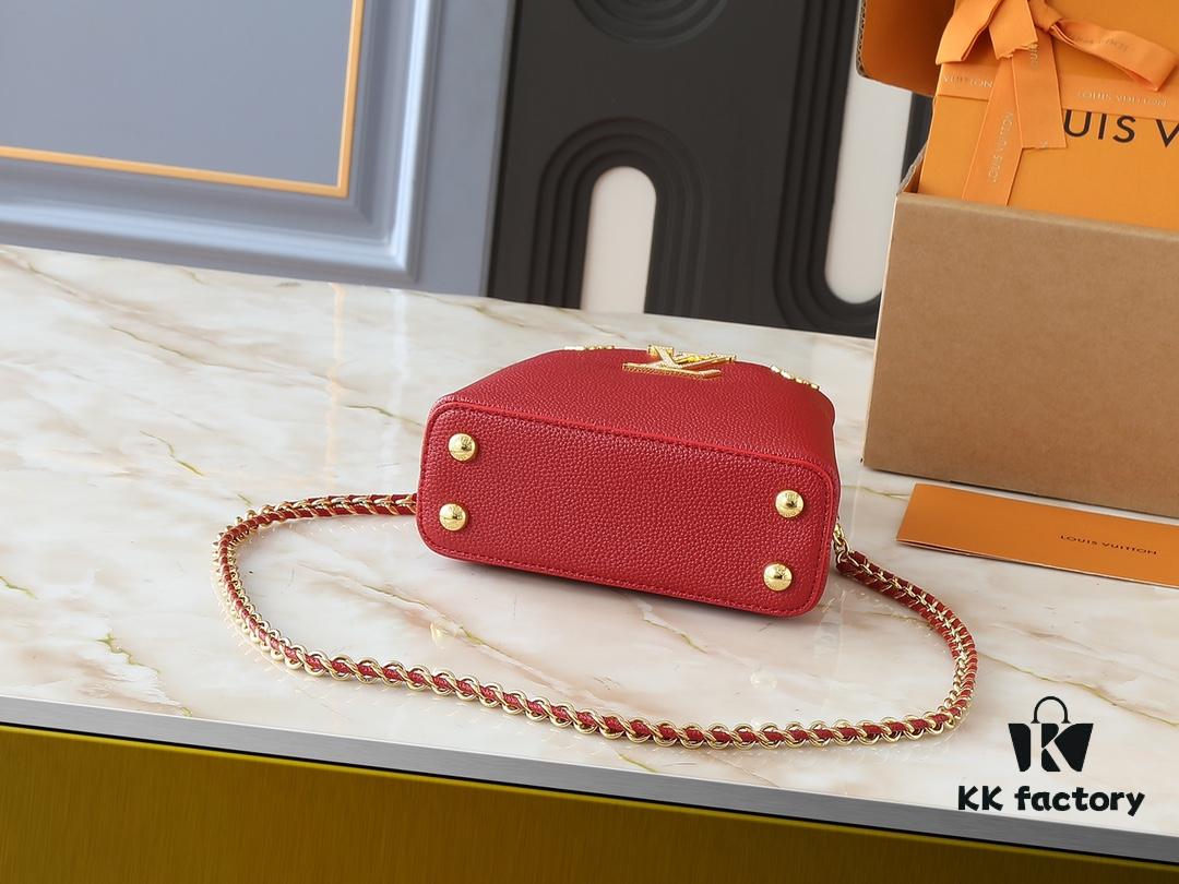 Guangzhou Stock Upgraded Original M24583 M24584 M24585 Gold-Tone Crystal Flower Crown Capucines Handbag