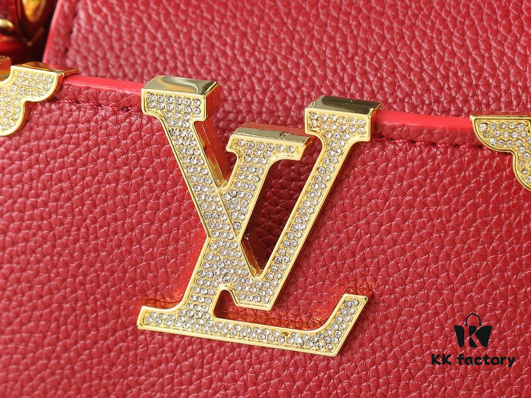 Guangzhou Stock Upgraded Original M24583 M24584 M24585 Gold-Tone Crystal Flower Crown Capucines Handbag