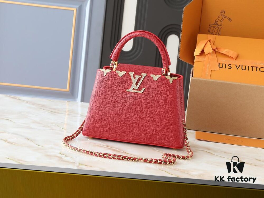 Guangzhou Stock Upgraded Original M24583 M24584 M24585 Golden Crystal Flower Crown Capucines Handbag