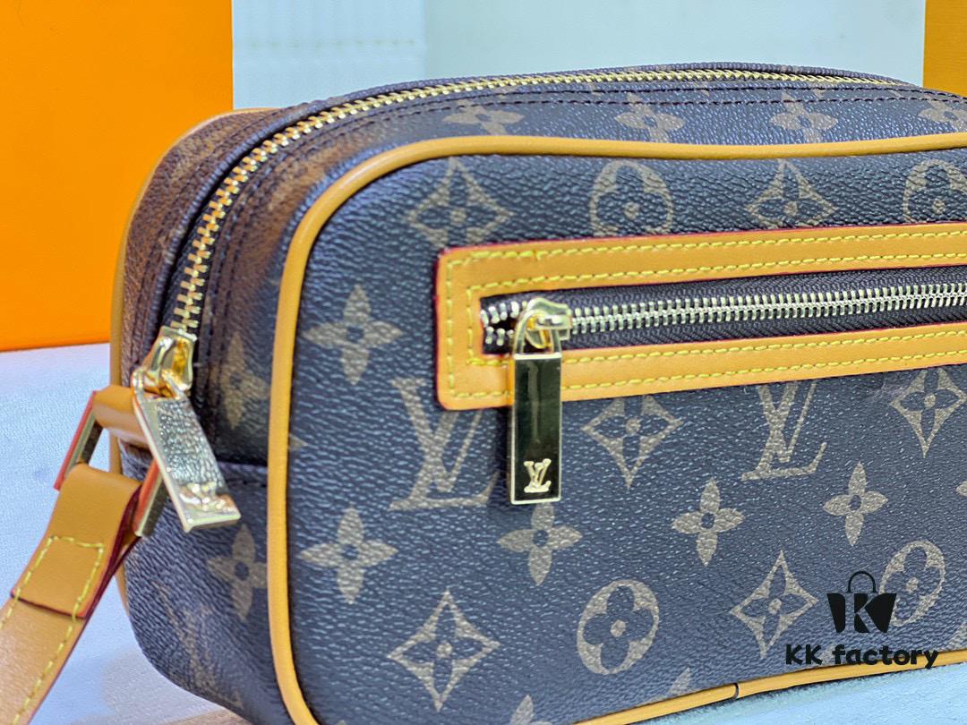 M51183 Small Open Smile Box Bag LV Vintage Monogram Classic Shoulder Bag