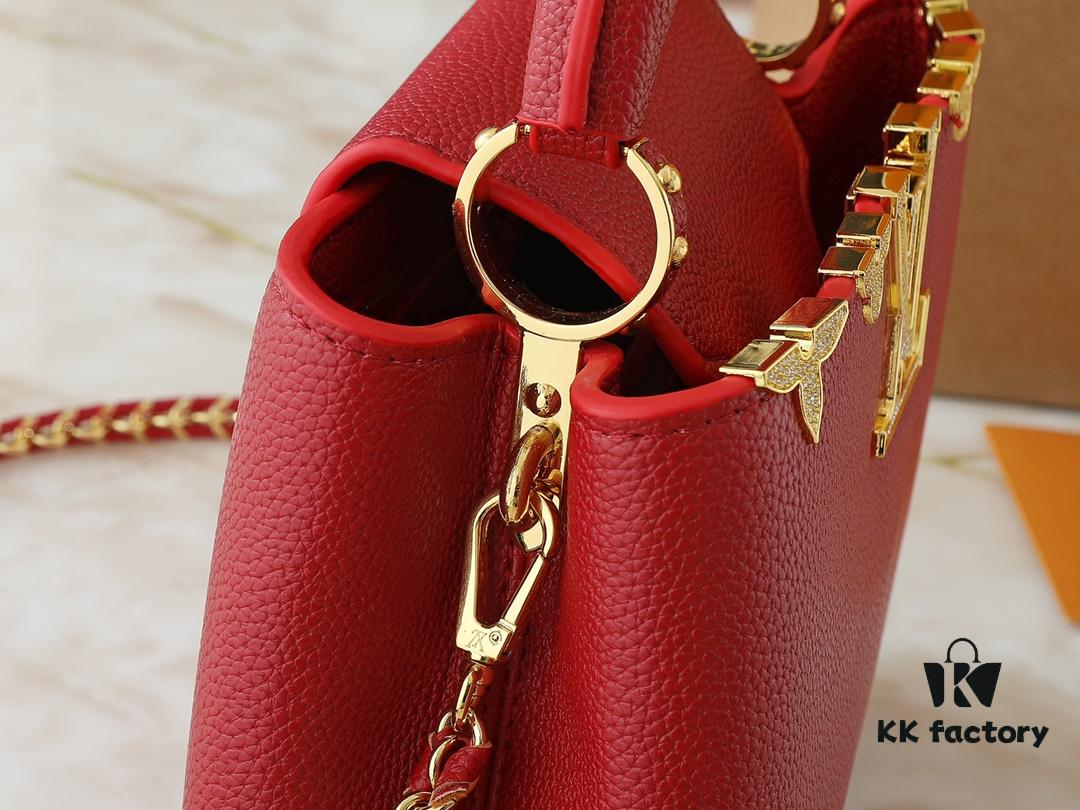 Guangzhou Stock Upgraded Original M24583 M24584 M24585 Golden Crystal Flower Crown Capucines Handbag