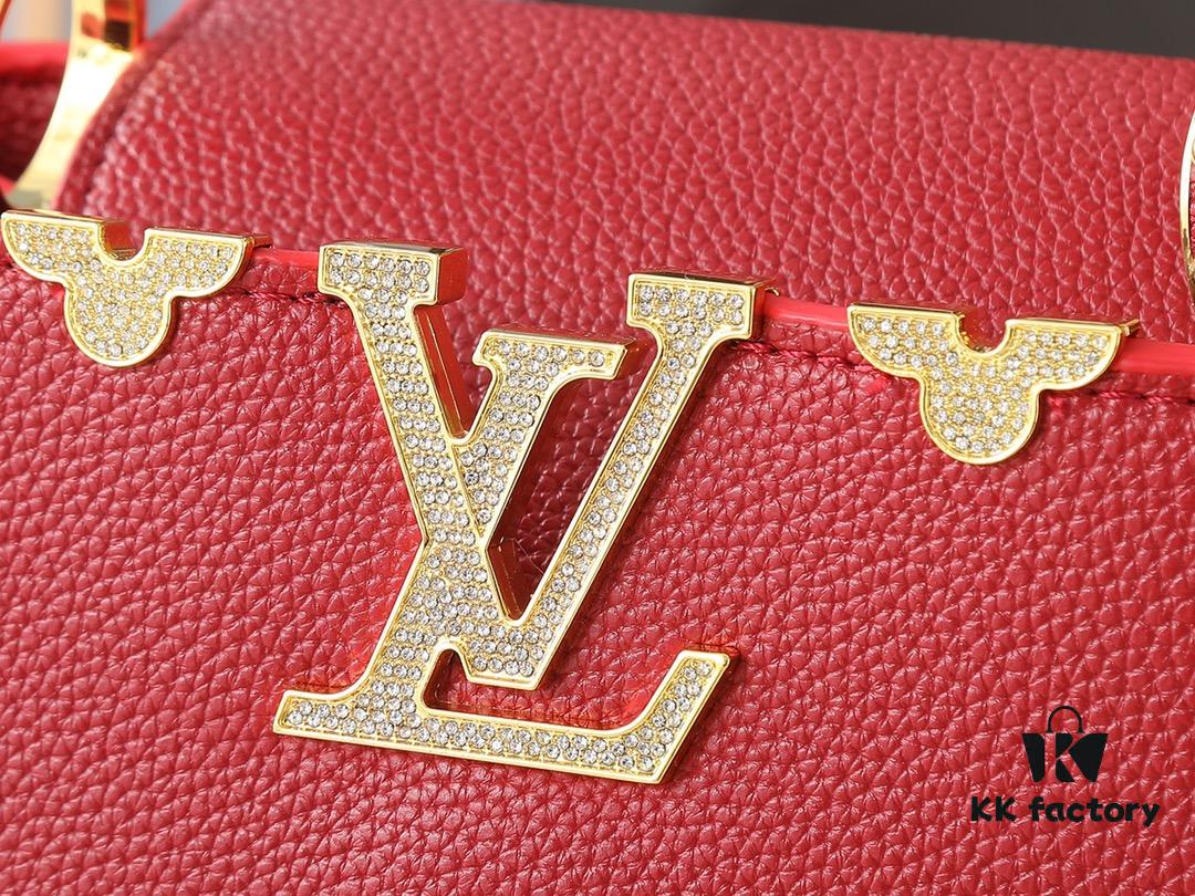 Guangzhou Stock Upgraded Original M24583 M24584 M24585 Golden Crystal Flower Crown Capucines Handbag