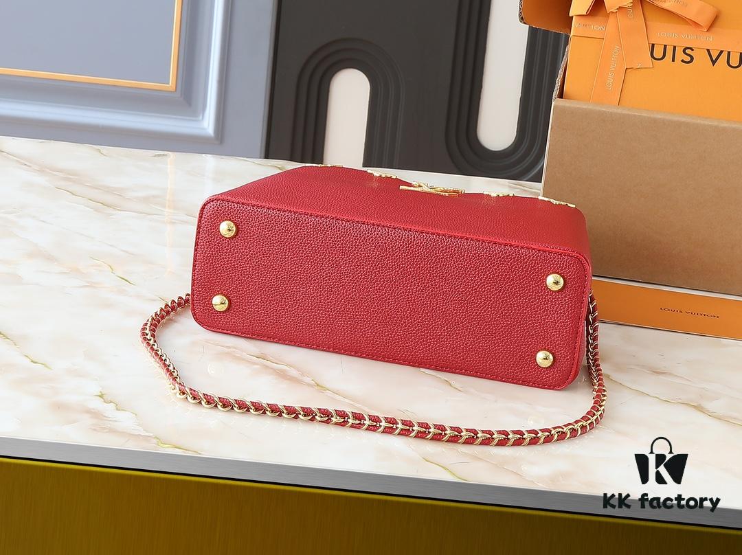 Guangzhou Stock Upgraded Original M24583 M24584 M24585 Gold-Tone Crystal Flower Crown Capucines Handbag