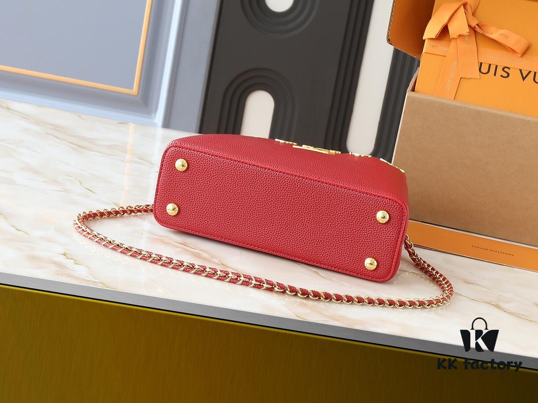 Guangzhou Stock Upgraded Original M24583 M24584 M24585 Golden Crystal Flower Crown Capucines Handbag