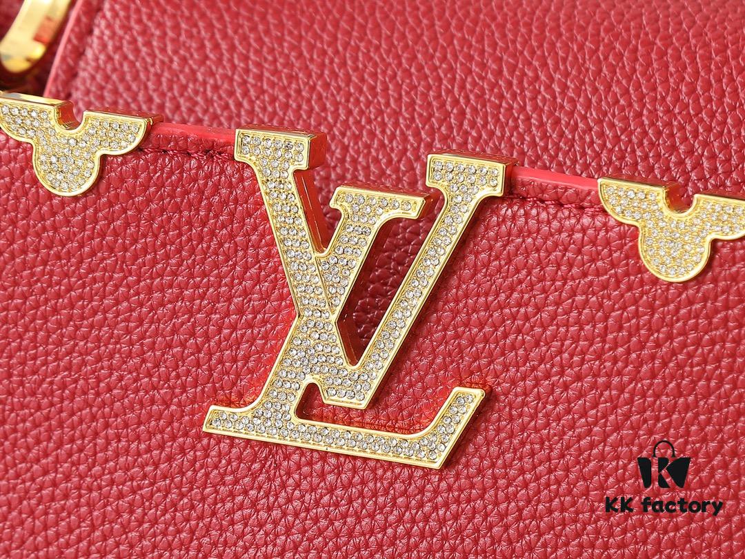 Guangzhou Stock Upgraded Original M24583 M24584 M24585 Gold-Tone Crystal Flower Crown Capucines Handbag