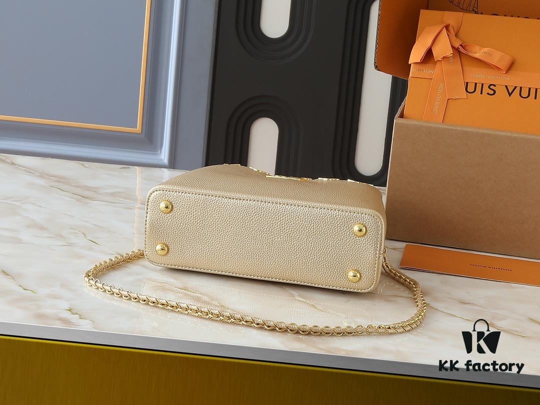 Guangzhou Stock Upgraded Original M24583 M24584 M24585 Gold-Tone Crystal Flower Crown Capucines Handbag