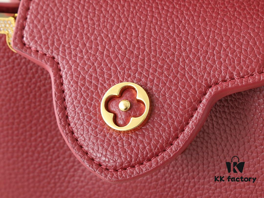 Guangzhou Stock Upgraded Original M24583 M24584 M24585 Golden Rhinestone Flower Crown Capucines Handbag