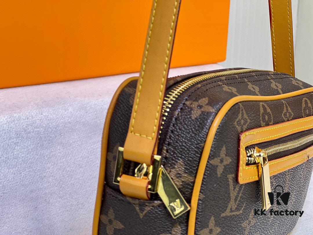 M51183 Small Open Smile Box Bag LV Vintage Monogram Classic Shoulder Bag