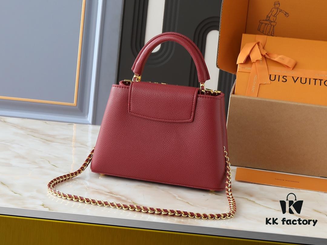 Guangzhou Stock Upgraded Original M24583 M24584 M24585 Golden Crystal Flower Crown Capucines Handbag