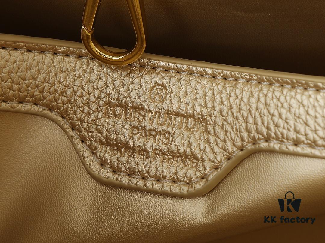 Guangzhou Stock - Upgraded Original M24583 M24584 M24585 Gold-Tone Crystal Flower Crown Capucines Handbag