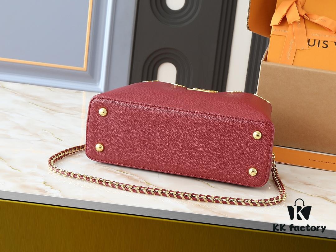 Guangzhou Stock Upgraded Original M24583 M24584 M24585 Gold-Tone Crystal Flower Crown Capucines Handbag