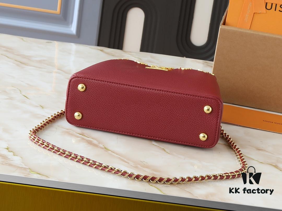 Guangzhou Stock Upgraded Original M24583 M24584 M24585 Golden Crystal Flower Crown Capucines Handbag