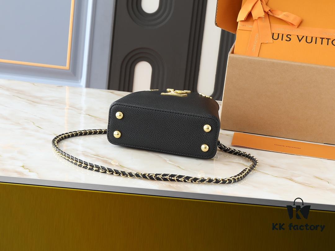 Guangzhou Stock Upgraded Original M24583 M24584 M24585 Gold-Tone Crystal Flower Crown Capucines Handbag