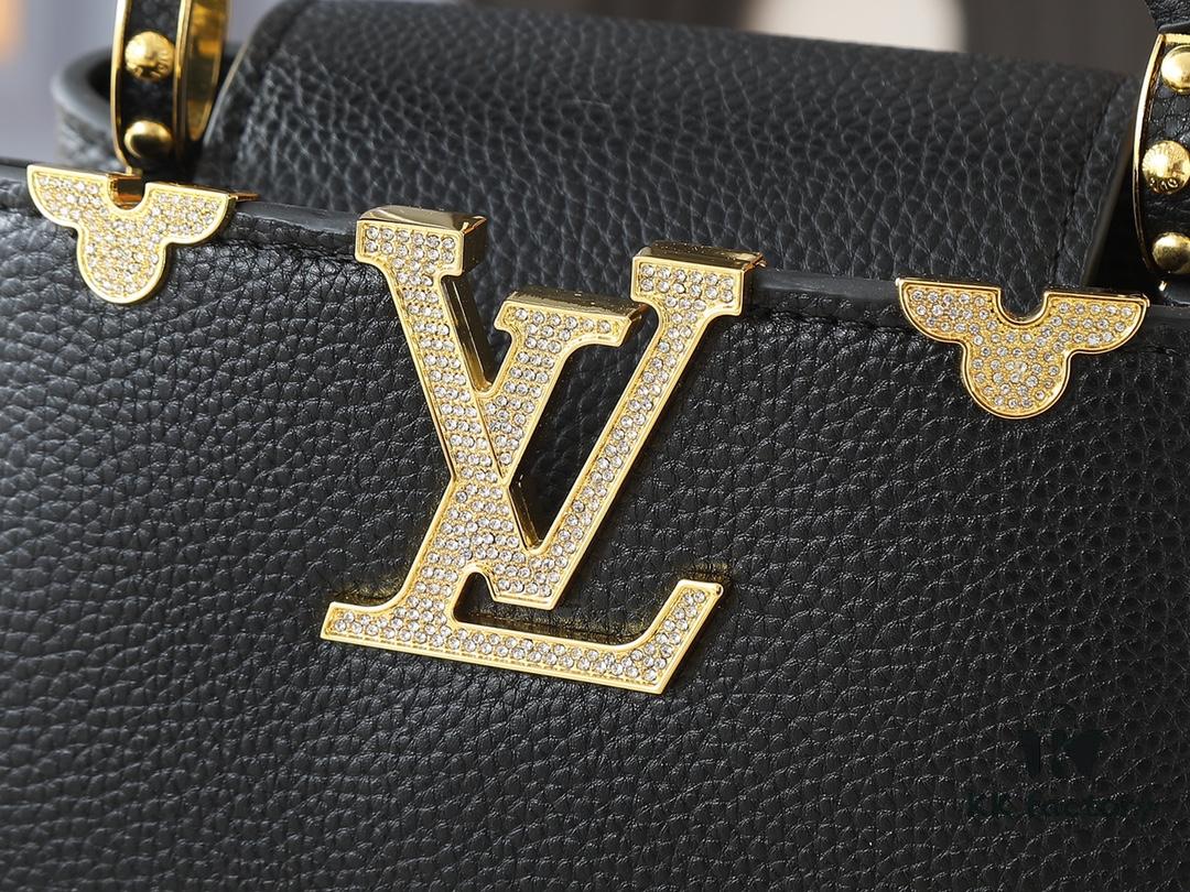 Guangzhou Stock Upgraded Original M24583 M24584 M24585 Gold-Tone Crystal Flower Crown Capucines Handbag