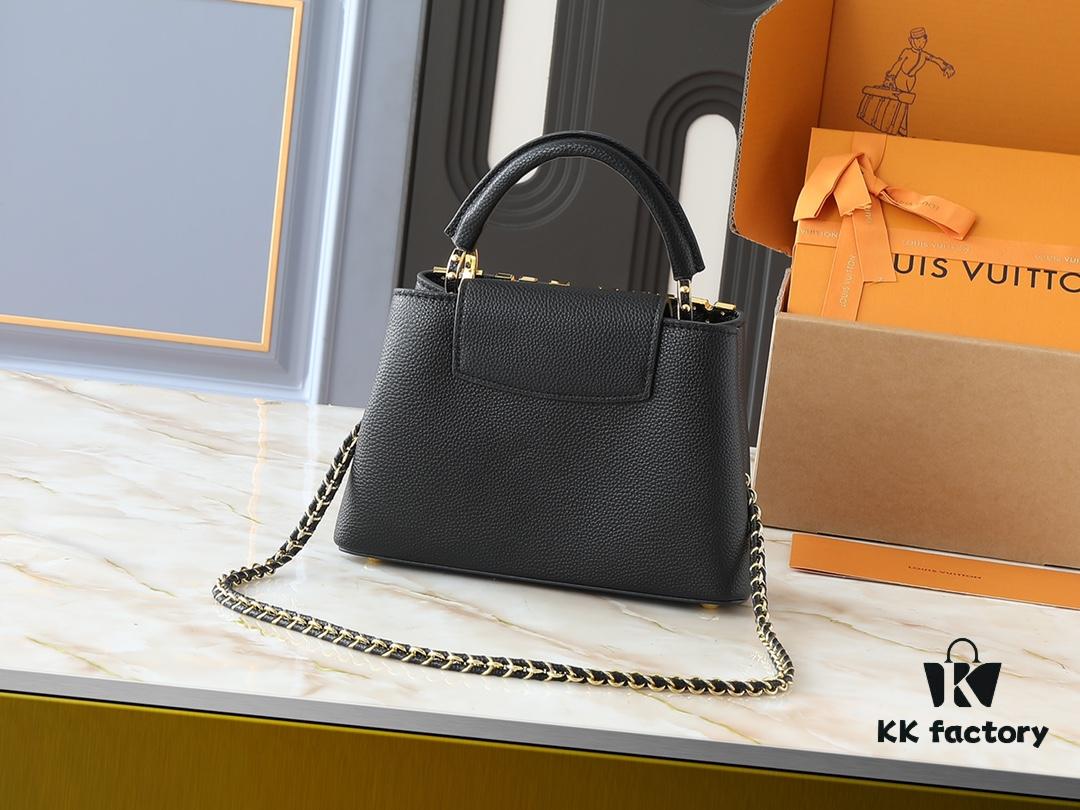 Guangzhou Stock Upgraded Original M24583 M24584 M24585 Gold-Tone Crystal Flower Crown Capucines Handbag