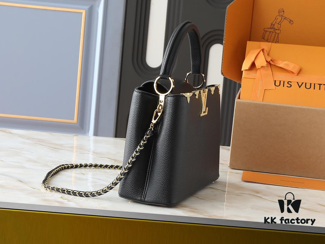 Guangzhou Stock Upgraded Original M24583 M24584 M24585 Gold-Tone Crystal Flower Crown Capucines Handbag