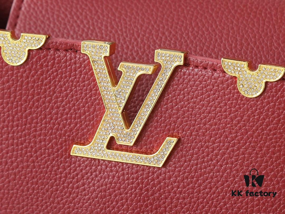 Guangzhou Stock Upgraded Original M24583 M24584 M24585 Gold-Tone Crystal Flower Crown Capucines Handbag