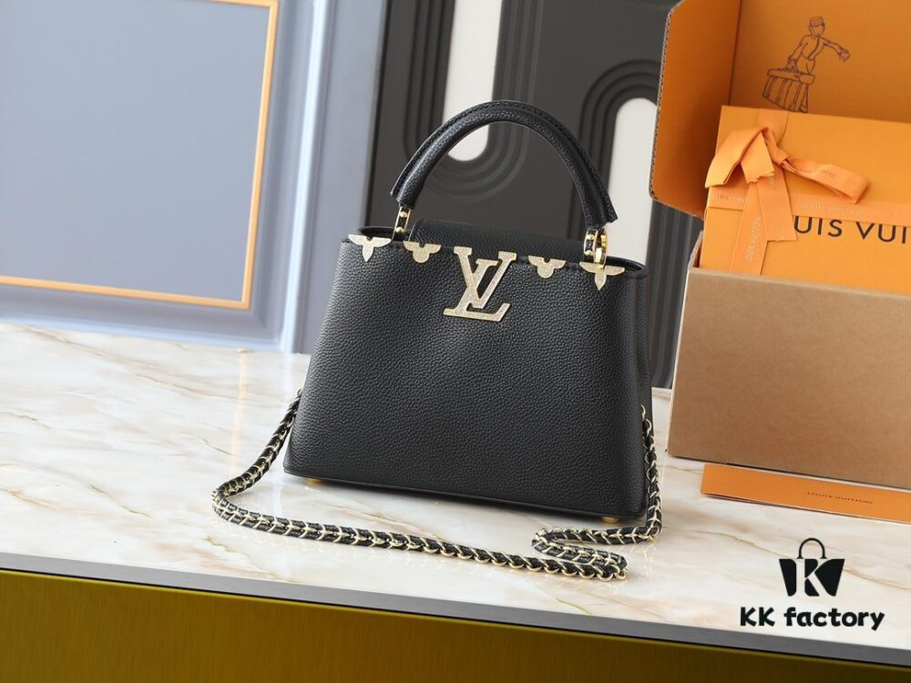 Guangzhou Stock Upgraded Original M24583 M24584 M24585 Gold-Tone Crystal Flower Crown Capucines Handbag