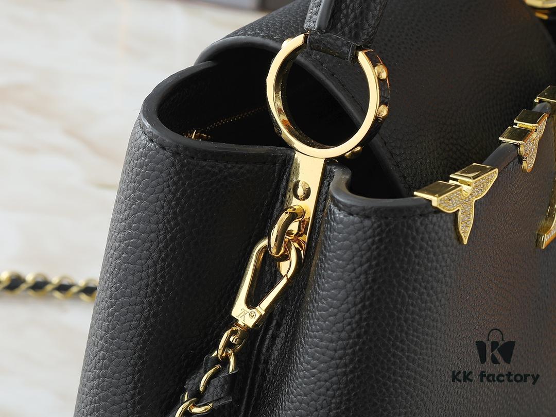 Guangzhou Stock Upgraded Original M24583 M24584 M24585 Gold-Tone Crystal Flower Crown Capucines Handbag