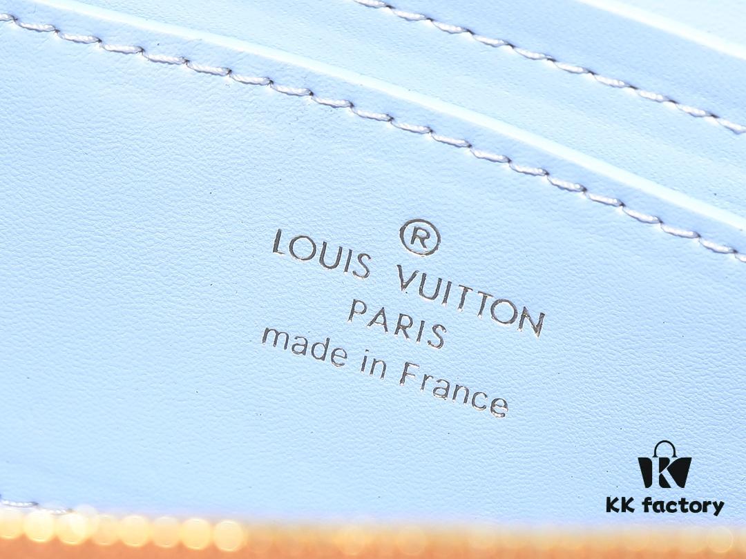 Upgraded Original M21590 M59090 Twist One Handle BB Handbag crafted from deeply dyed Taurillon leather, featuring a top single handle and the iconic LV Twist turn-lock flap closure. The contrasting color leather lining adds a fashionable touch, suitable for crossbody, shoulder, or handheld wear.