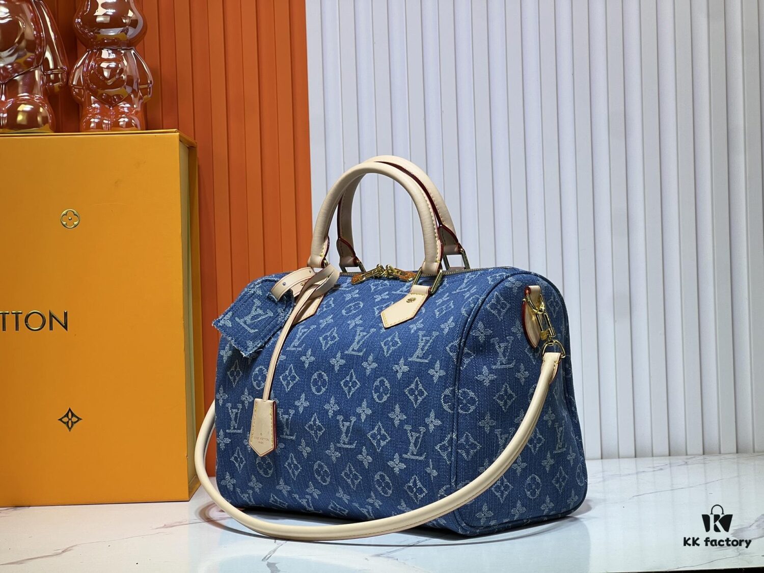 Grey Denim Blue Denim M13344 M40391 Denim Jeans Louis Vuitton Takashi Murakami Cherry Monogram Collection