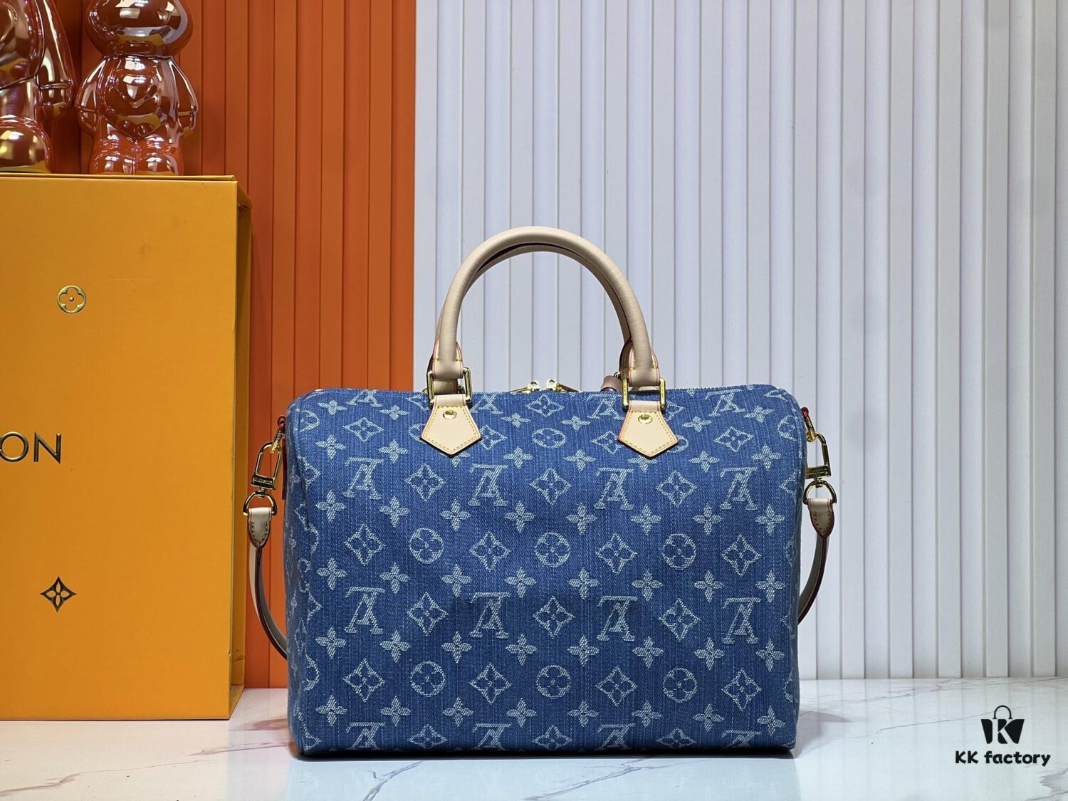 Grey Denim Blue Denim M13344 M40391 Denim Jeans Louis Vuitton Takashi Murakami Cherry Monogram Collection