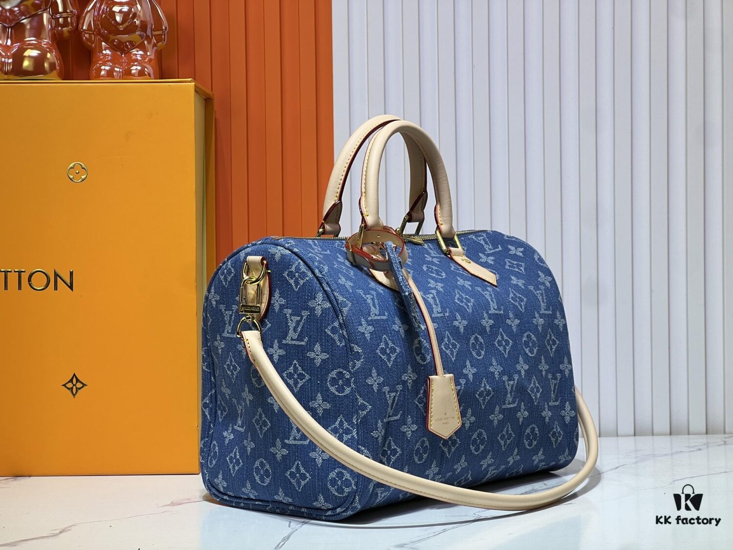 Grey Denim Blue Denim M13344 M40391 Denim Jeans Louis Vuitton Takashi Murakami Cherry Monogram Collection