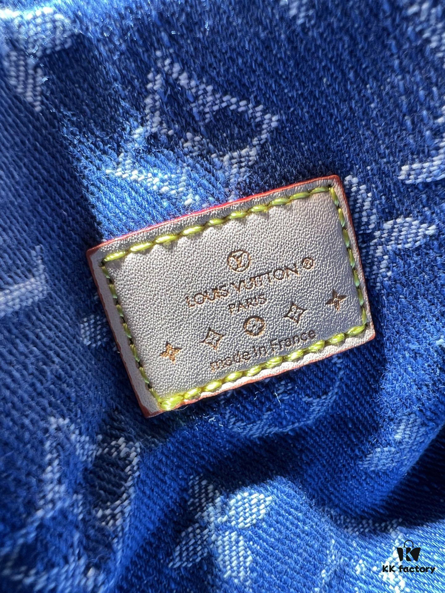 Grey Denim Blue Denim M13344 M40391 Denim Jeans Louis Vuitton Takashi Murakami Cherry Monogram Collection