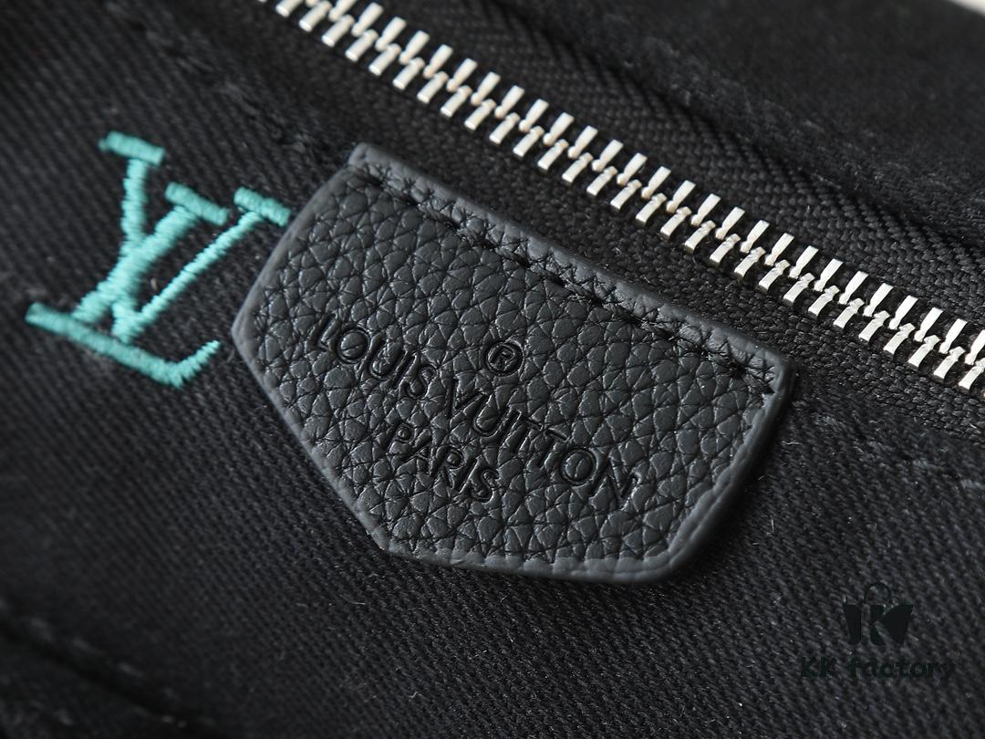 Upgraded Original M13938 Embroidered Black M14778 Pressed Black, M12697 Full Leather Khaki Monogram Bag