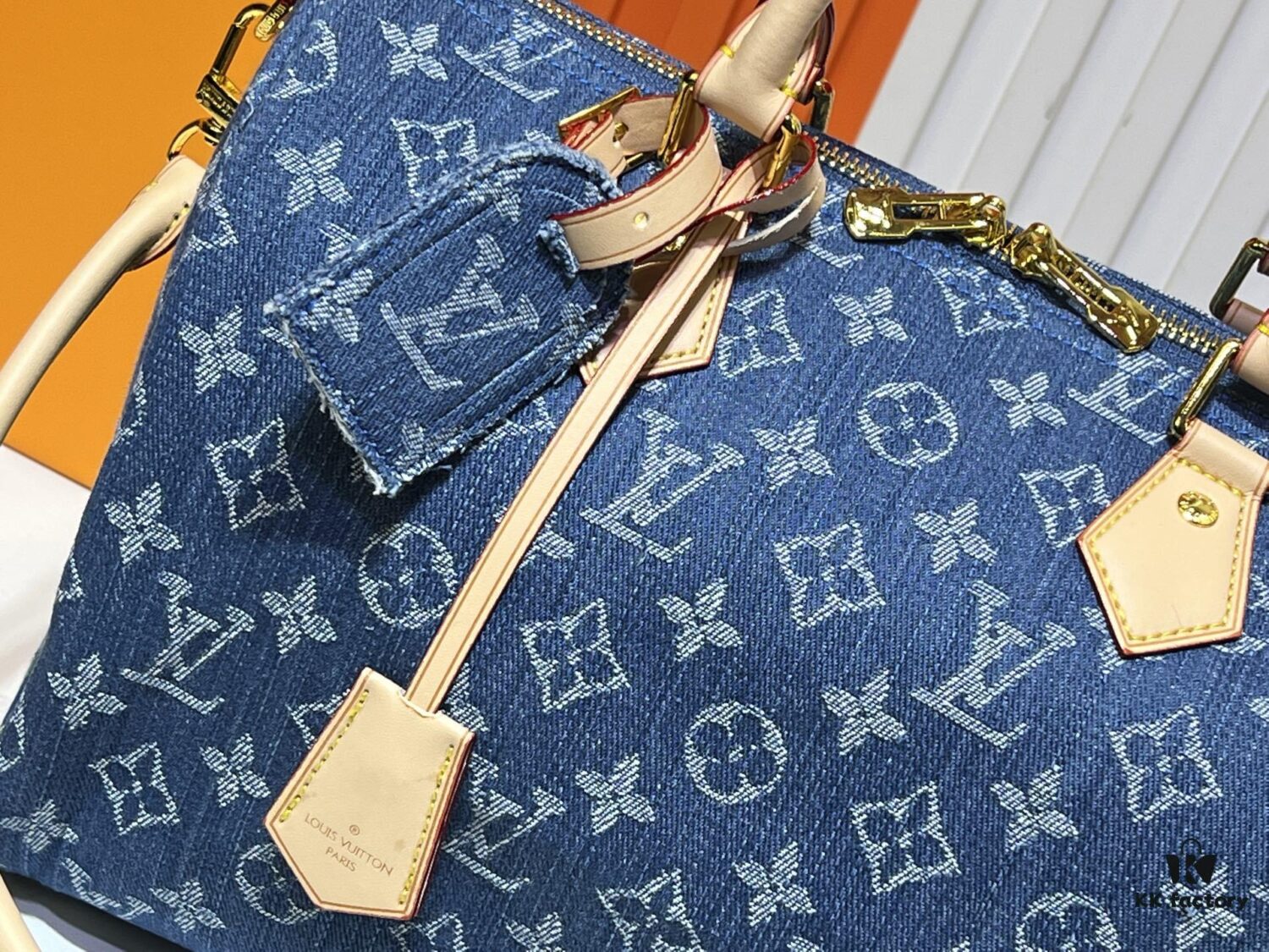 Grey Denim Blue Denim M13344 M40391 Denim Jeans Louis Vuitton Takashi Murakami Cherry Monogram Collection