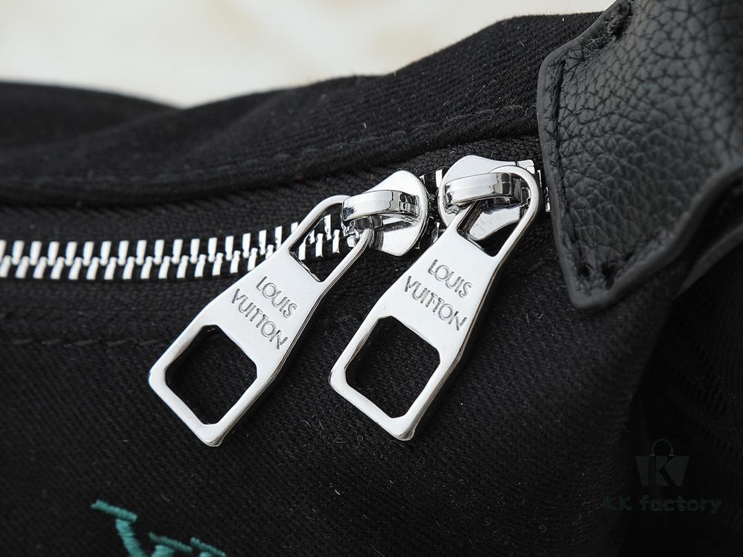 Upgraded Original M13938 Embroidered Black M14778 Pressed Black, M12697 Full Leather Khaki Monogram Bag