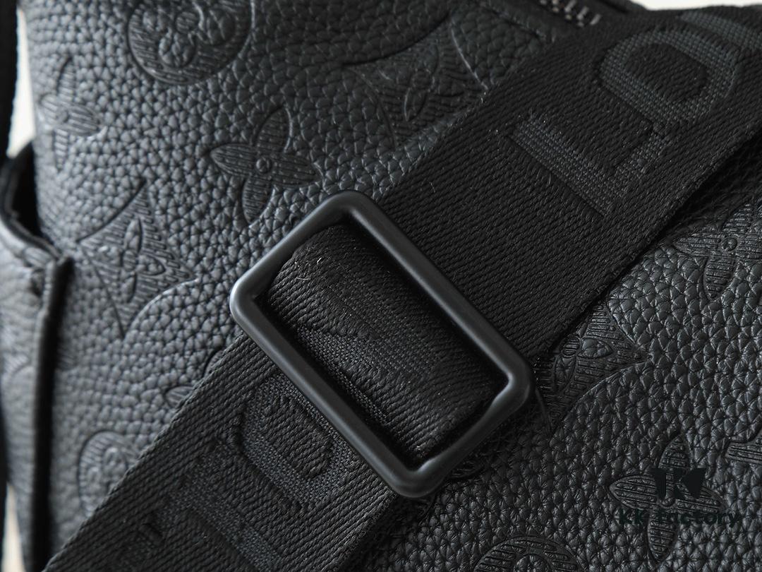 Upgraded Original M13938 Embroidered Black M14778 Pressed Black, M12697 Full Leather Khaki Monogram Bag